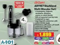 ARZUM AR1167 STARBLEND MULTİ BLENDER SETİ ARZUM AR1167 STARBLEND MULTİ BLENDER SETİ